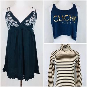 Forever 21 lot of 3 tops small
